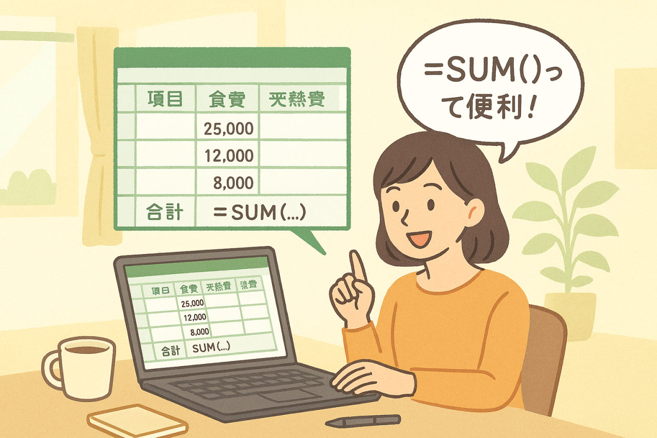 Excel関数で家計簿をもっと便利に！